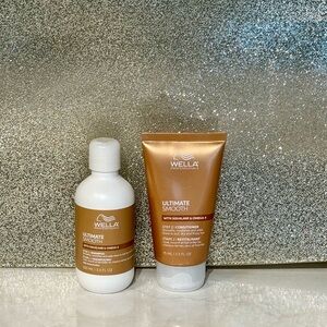 5 for $25 item 🌺 Mini Travel Wella Ultimate Smooth Shampoo and Conditioner Set